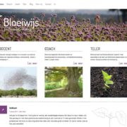 Bloeiwijs website homepage