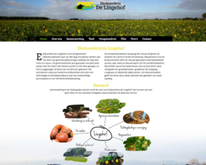Ecoboerderij De Lingehof website